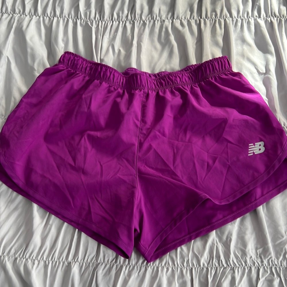 Purple NB running shorts